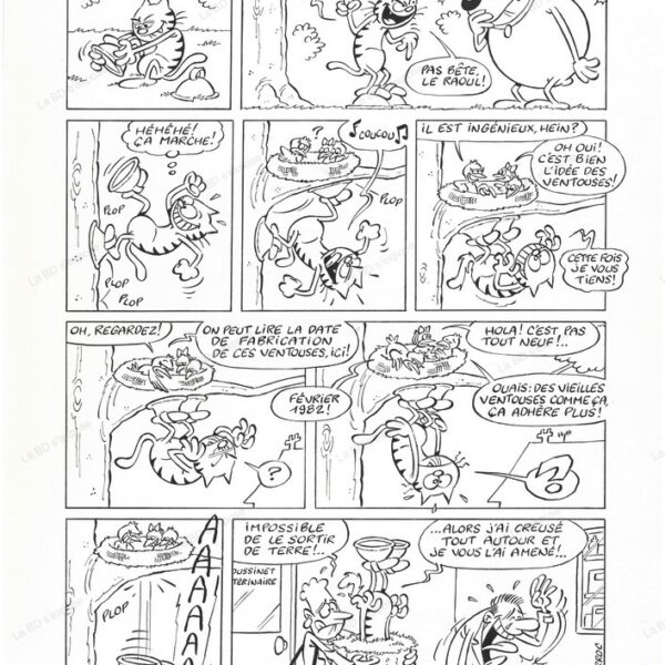 Raoul et Fernand Encrage gag 44 tome 2 Erroc Web