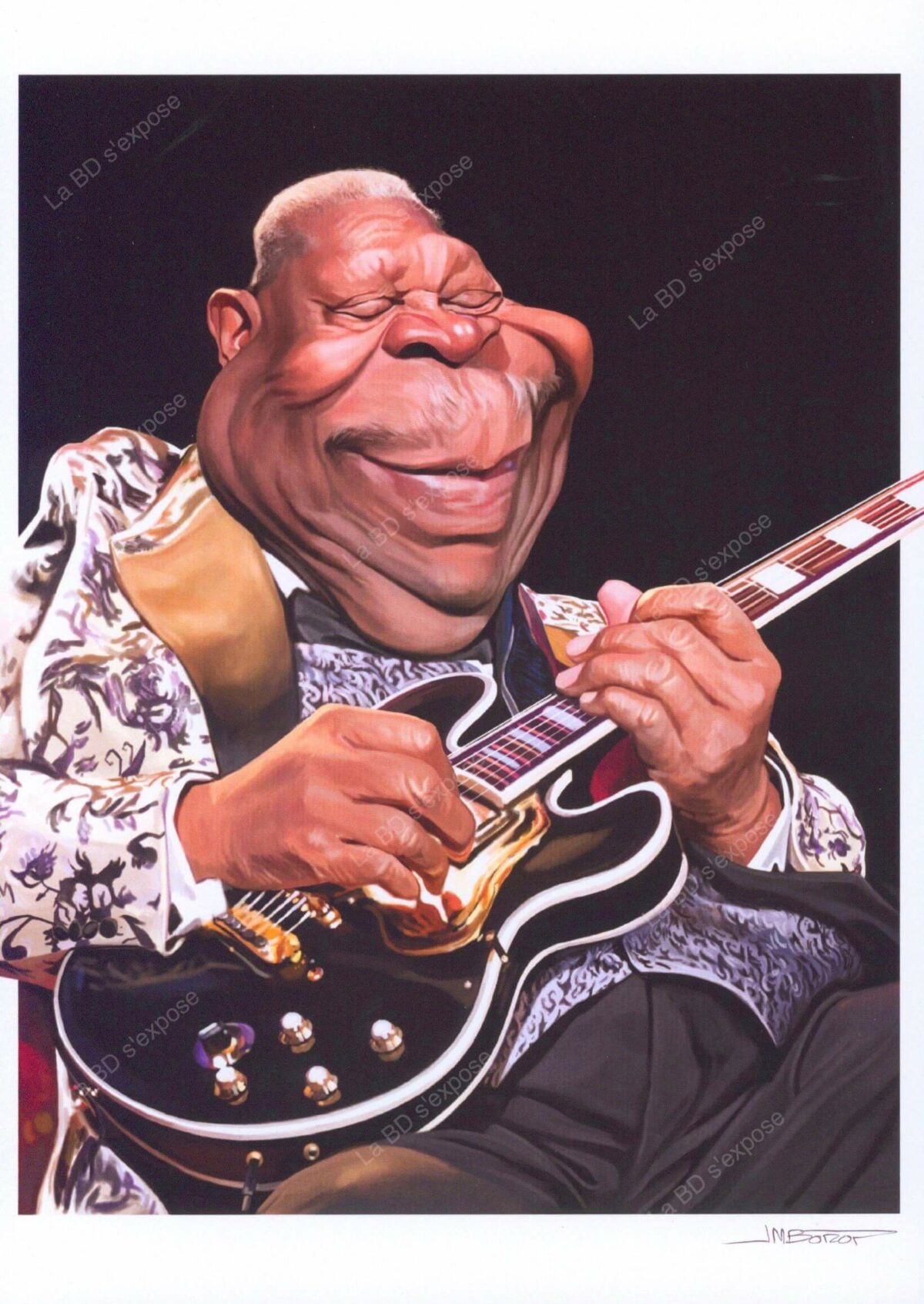 Les collectionnables BB King Jean Marc Borot La BD s'expose