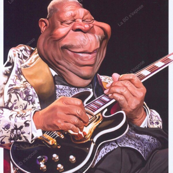 Les collectionnables BB King Jean Marc Borot La BD s'expose