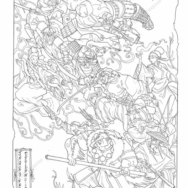 Planche Originale de bandes dessinées Mercenaires T02 P46 Paolo Deplano