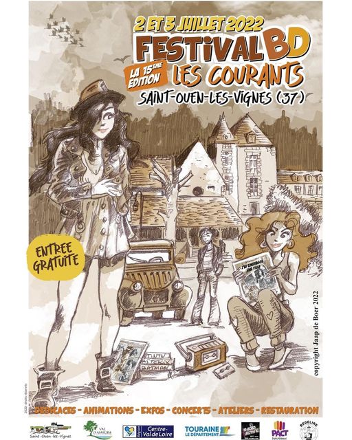 Annonce Festival les courants La BD s'expose