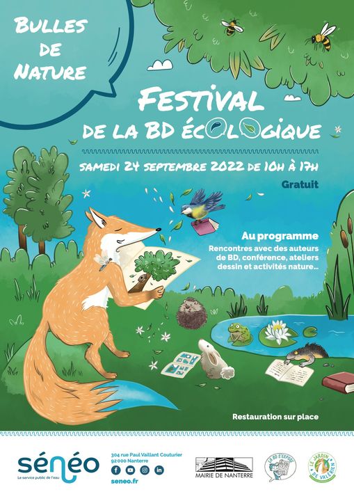 Annonce Festival Bulles de Nature La BD s'expose