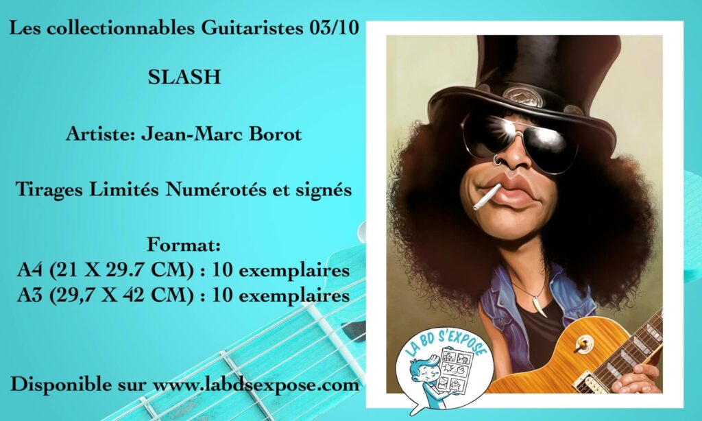 Réseaux Tirage limité Les collectionnables 3 Slash Jean Marc Borot La BD s'expose