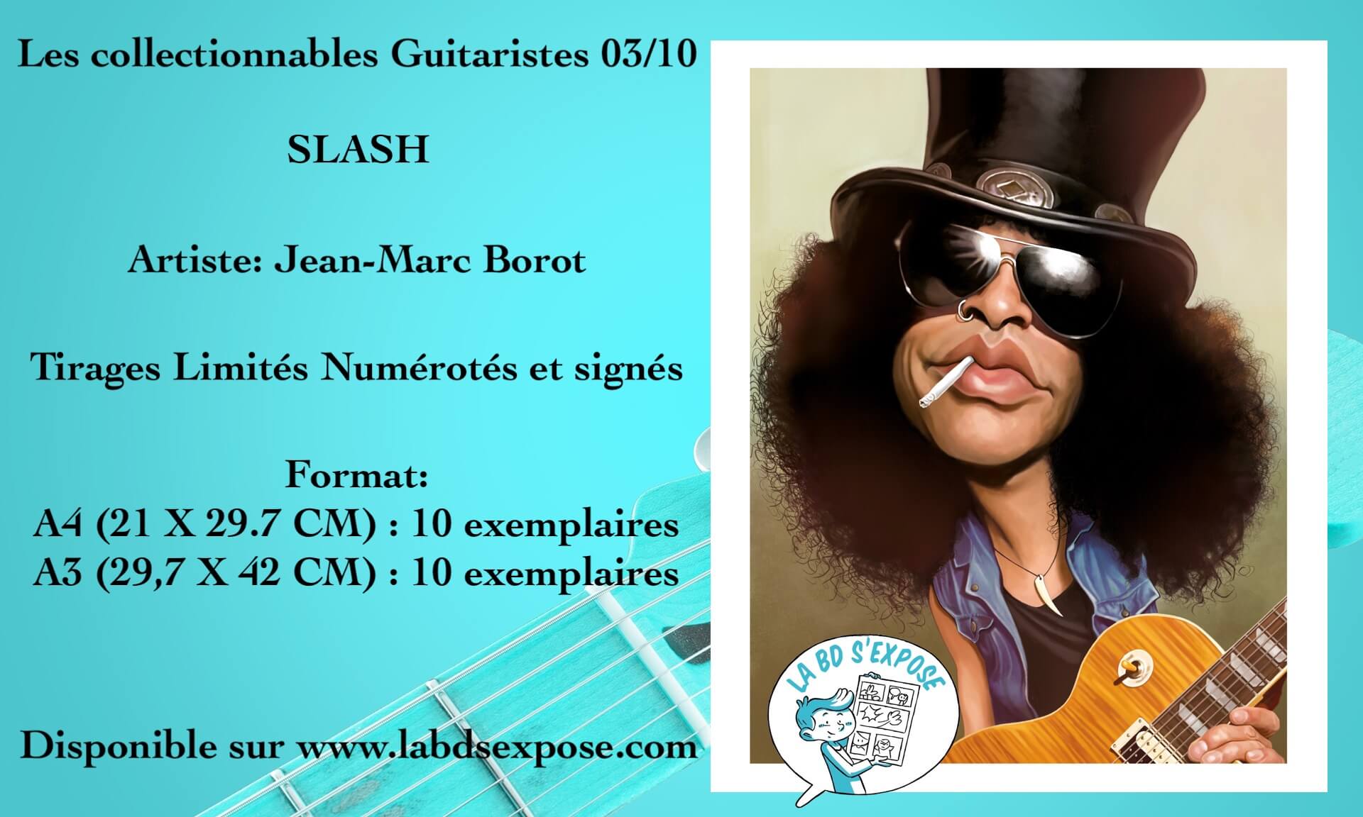 Réseaux Tirage limité Les collectionnables 3 Slash Jean Marc Borot La BD s'expose