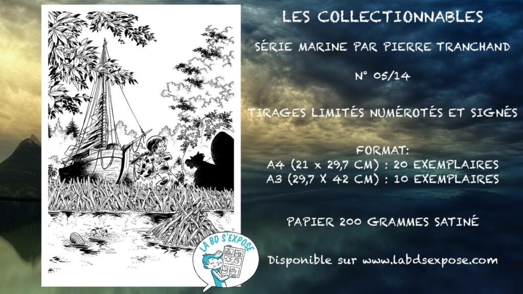 Réseaux les collectionnables marine numéro 5 Pierre tranchand La BD s'expose