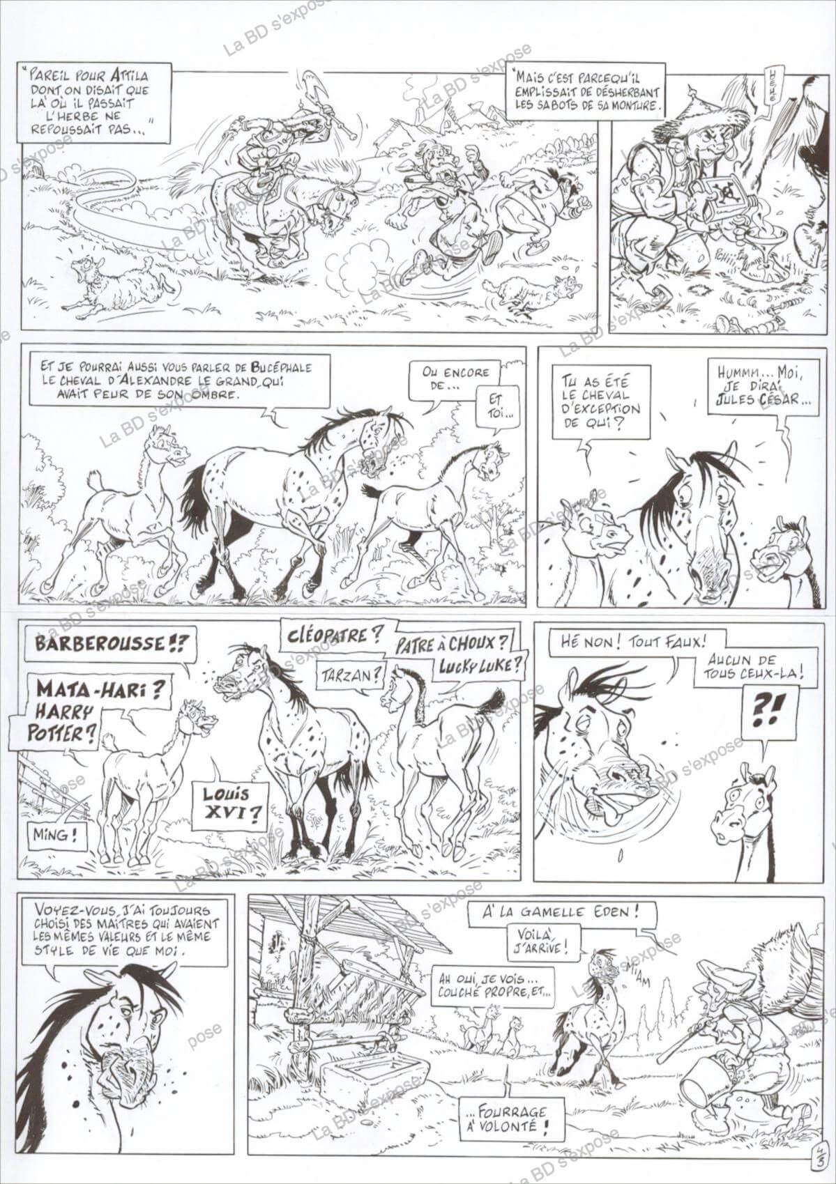 Planche originale de bandes dessinees Eden le globe trotteur Tome 1 P4 Benoit Du peloux La BD s'expose