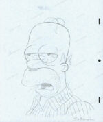 Planche originale de bande dessinee Simpsons Comics #94 crayone Recto Bill Morrison La BD s'expose