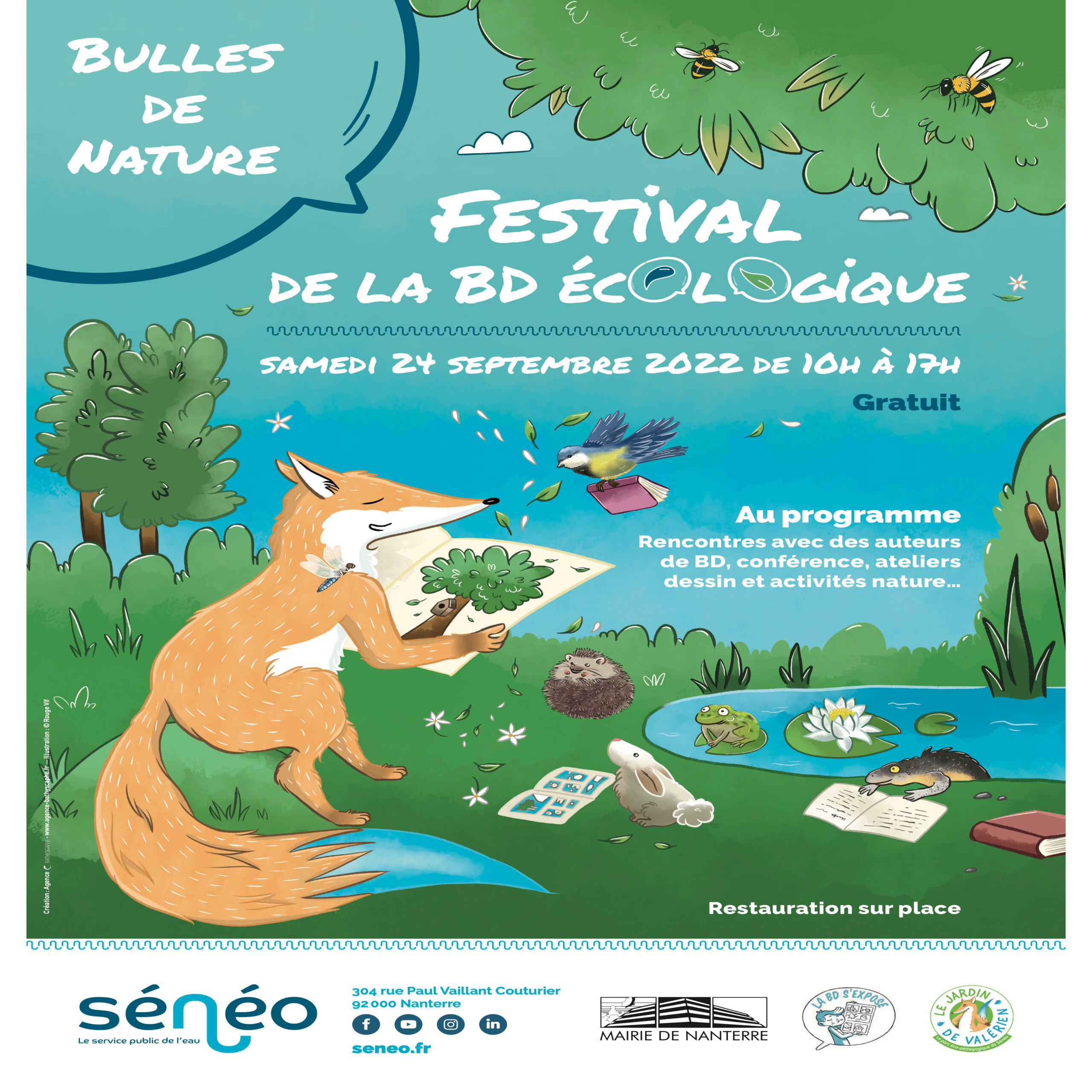 Réseaux Annonce Bulles de Nature La BD s'expose