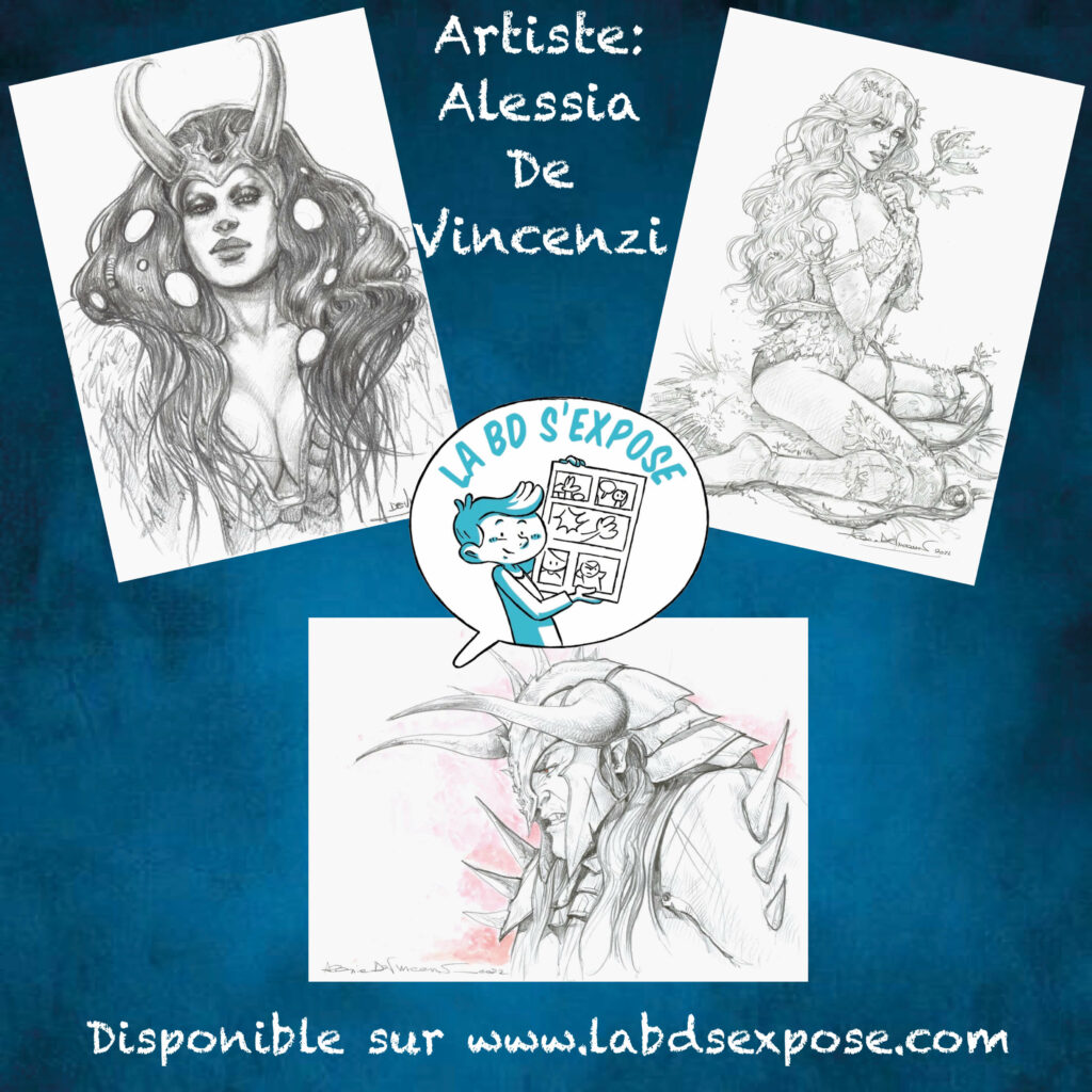 Réseaux Dessins Originaux Alessia De Vincenzi La BD s'expose