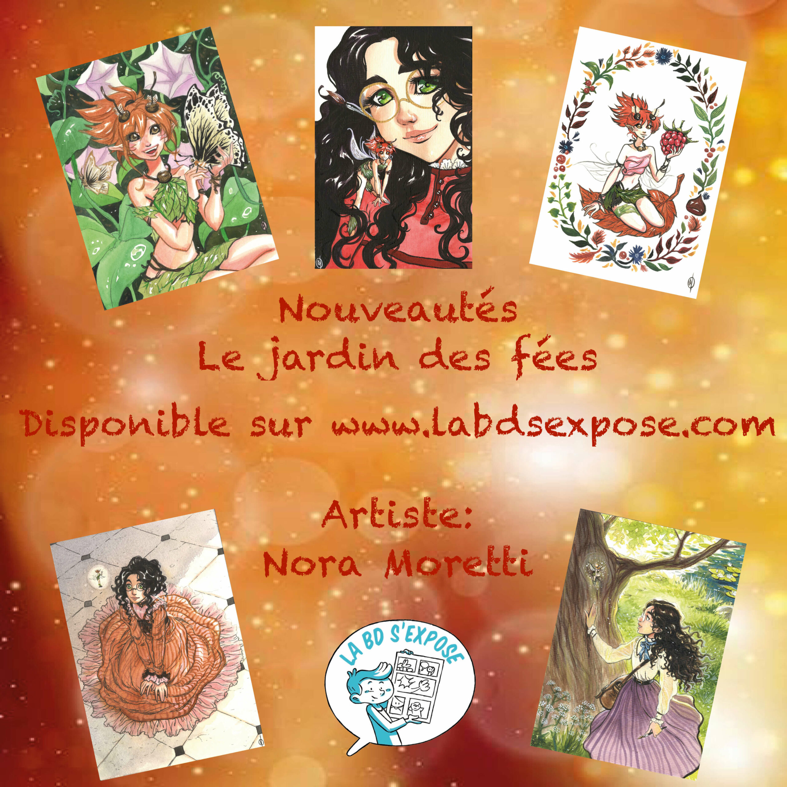 Reseaux Le jardin des fees nouveautes Nora Moretti La BD s'expose