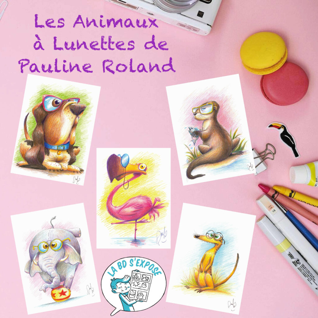 Reseaux Animaux a lunettes Pauline Roland La BD s'expose