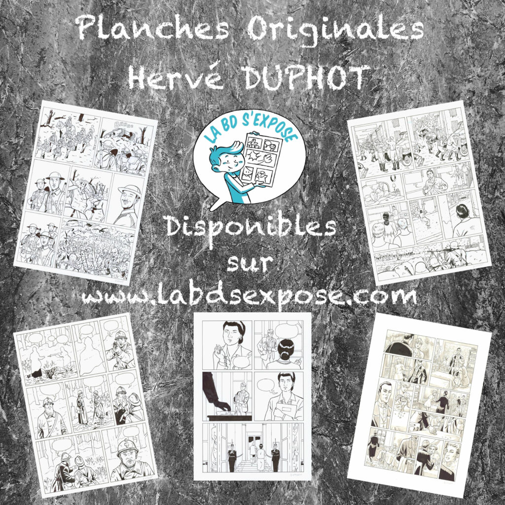 Reseaux Planches originales de bandes dessinees Herve Duphot La BD s'expose