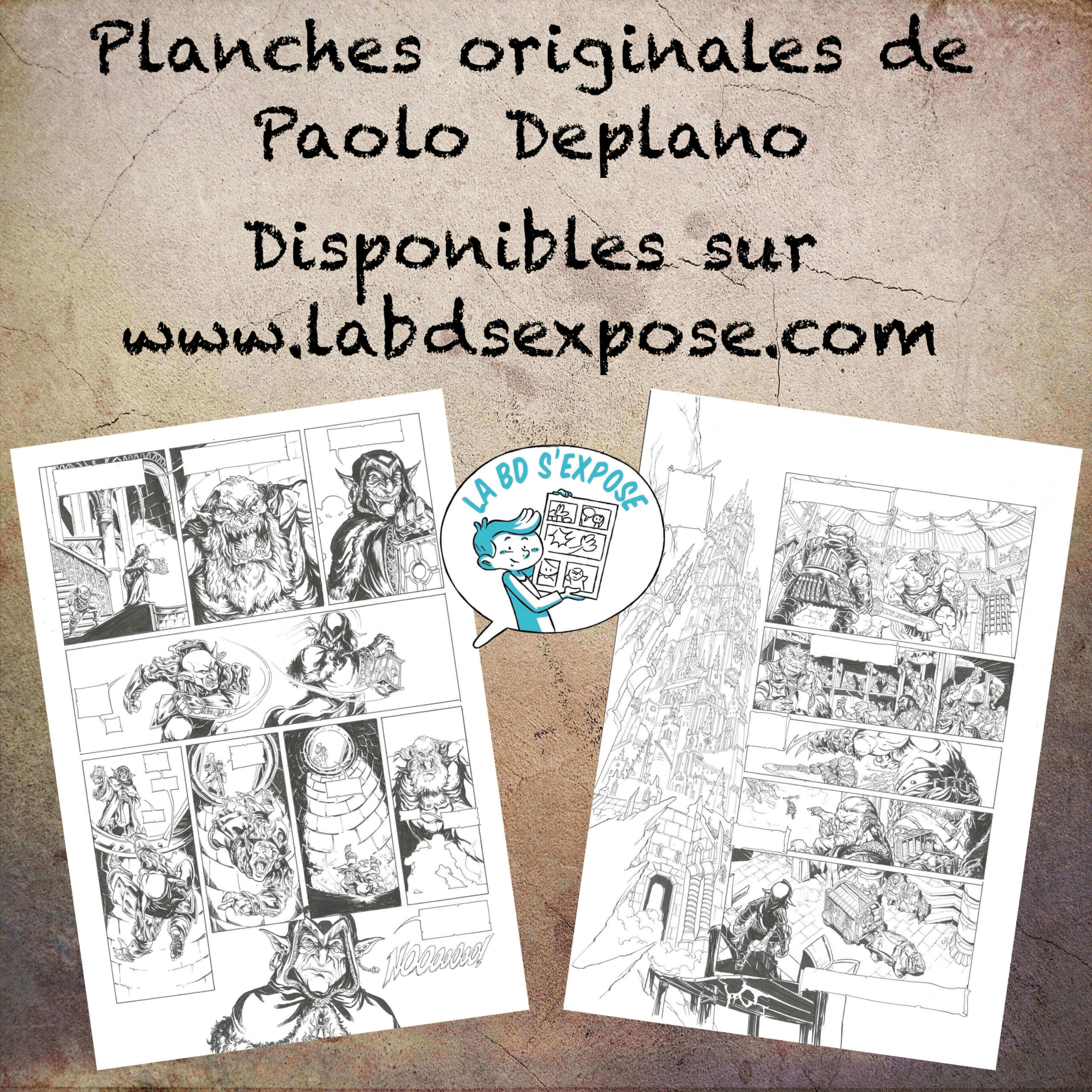 Reseaux Planches originales de bandes dessinees Paolo Deplano La BD s'expose