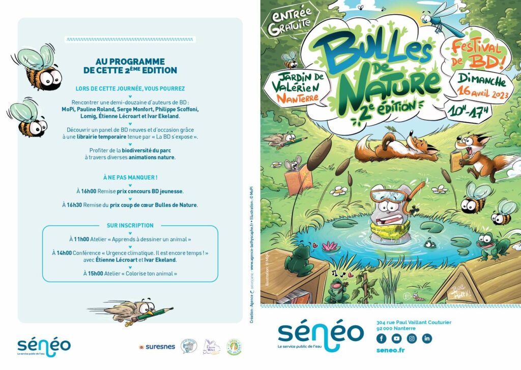 Programme Bulles de nature 2023 La BD s'expose