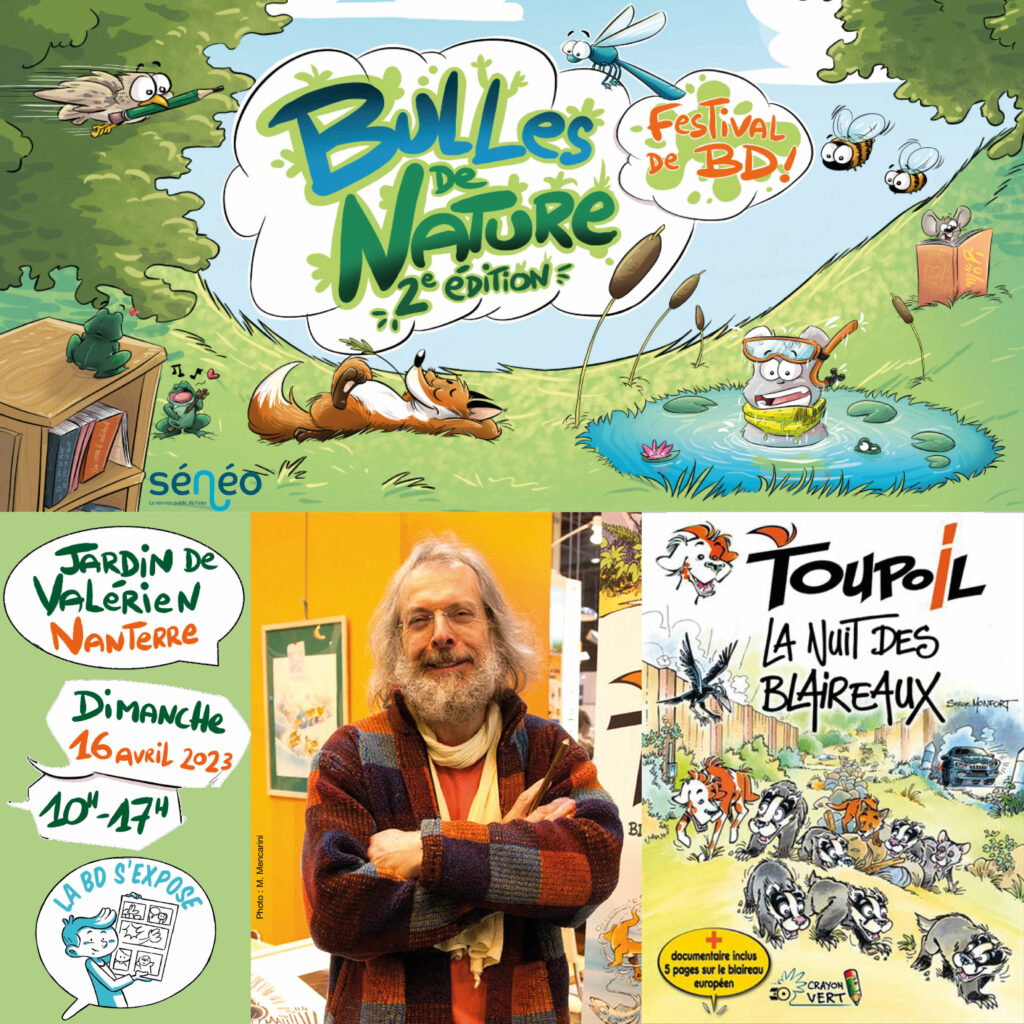 Presentation Serge Monfort bulles de nature La BD s'expose