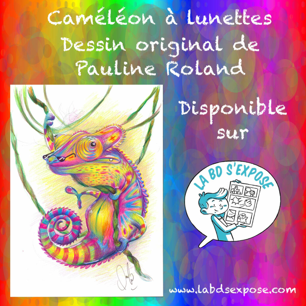 Reseaux Cameleon a lunettes Pauline Roland La BD s'expose