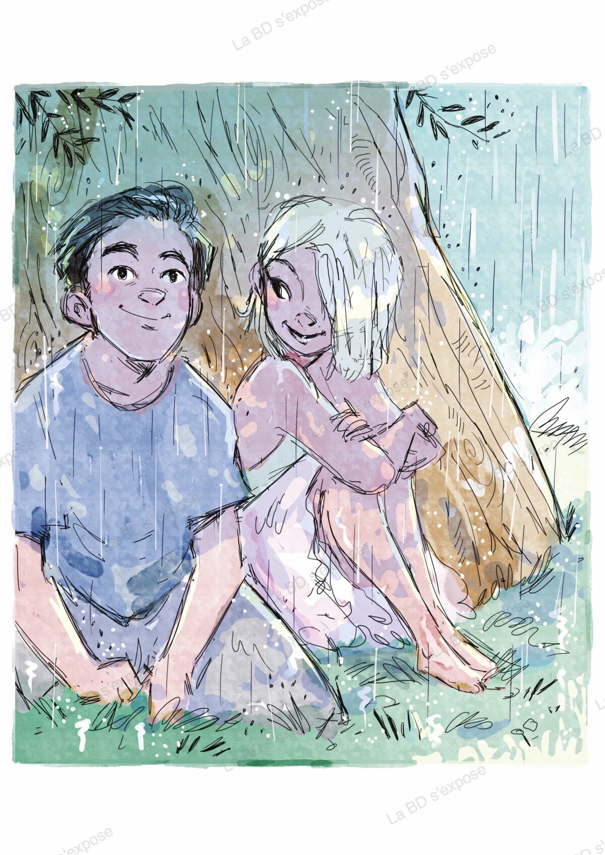 Tirage Limité La pluie Aurelie Guarino La BD s'expose