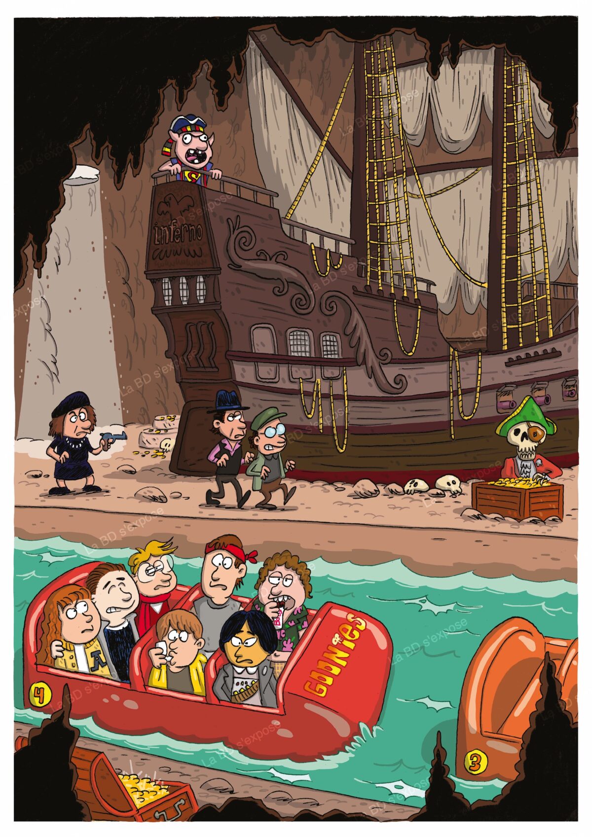 Tirage Les Goonies Sti La BD s'expose