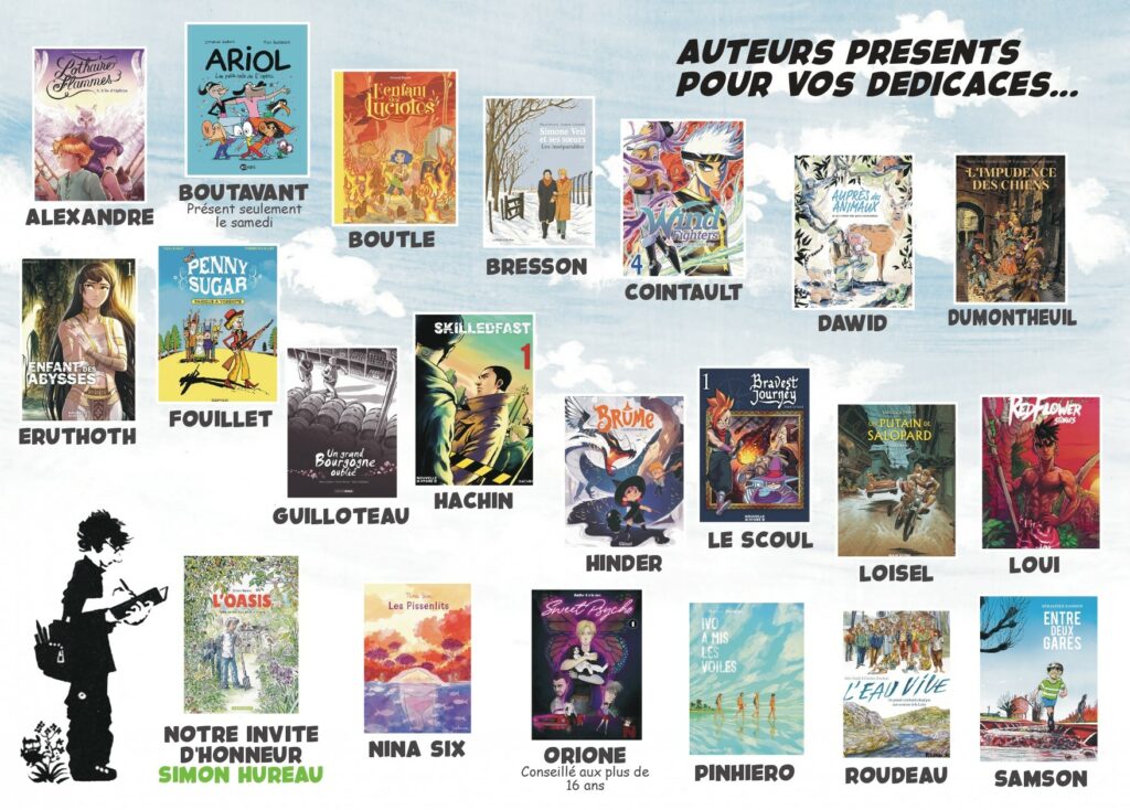 Programme 29eme festival BD en chinonais La BD s'expose