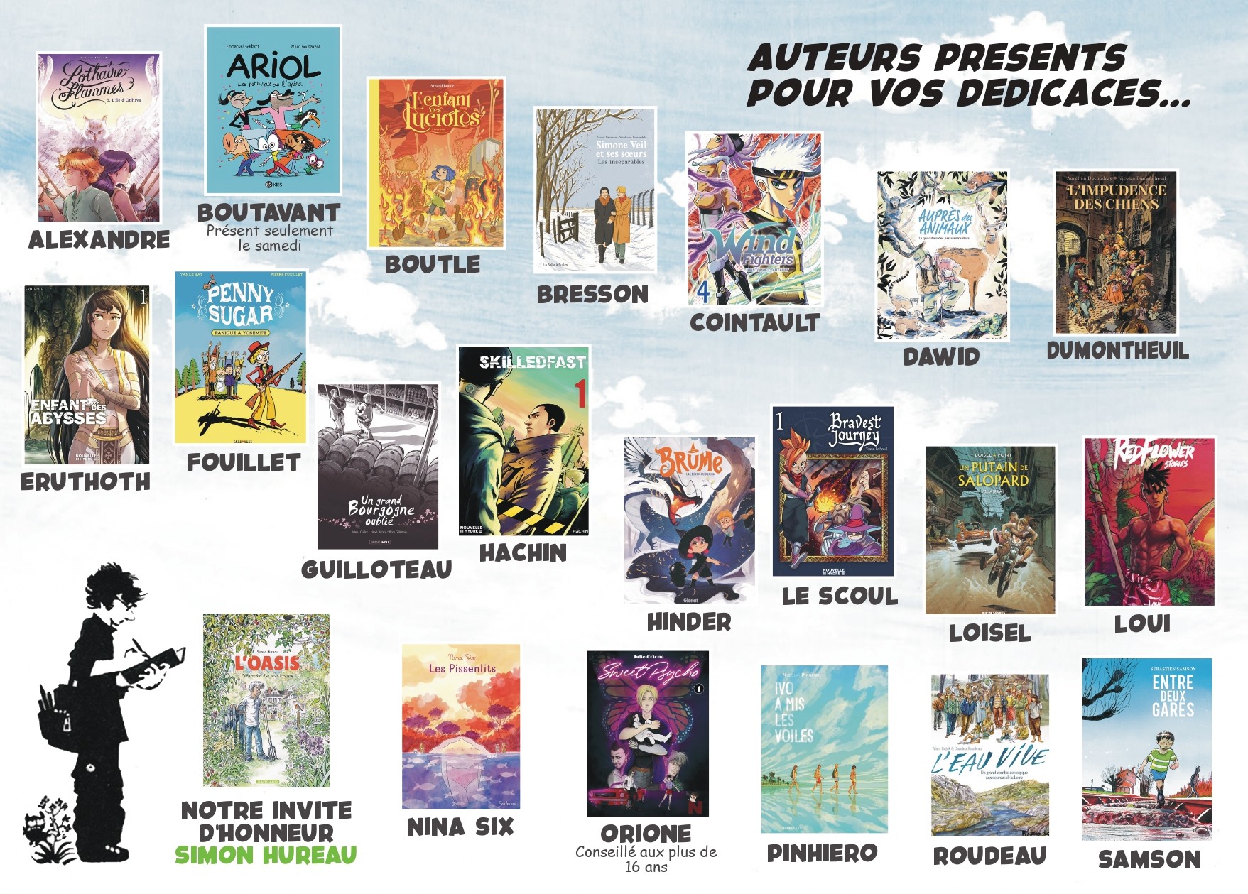 Programme 29eme festival BD en chinonais La BD s'expose