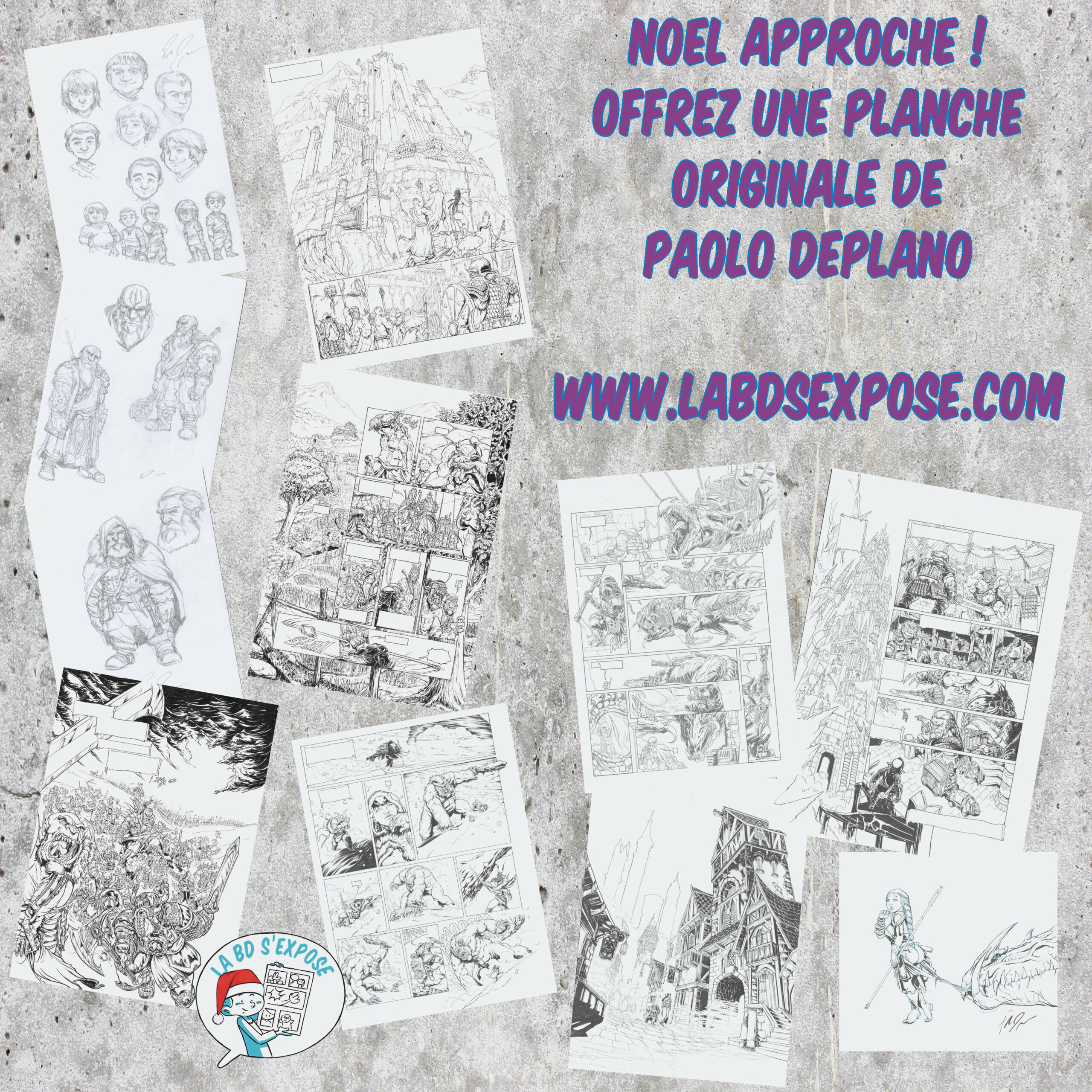 Reseaux Paolo Deplano Noel 2023 La BD s'expose