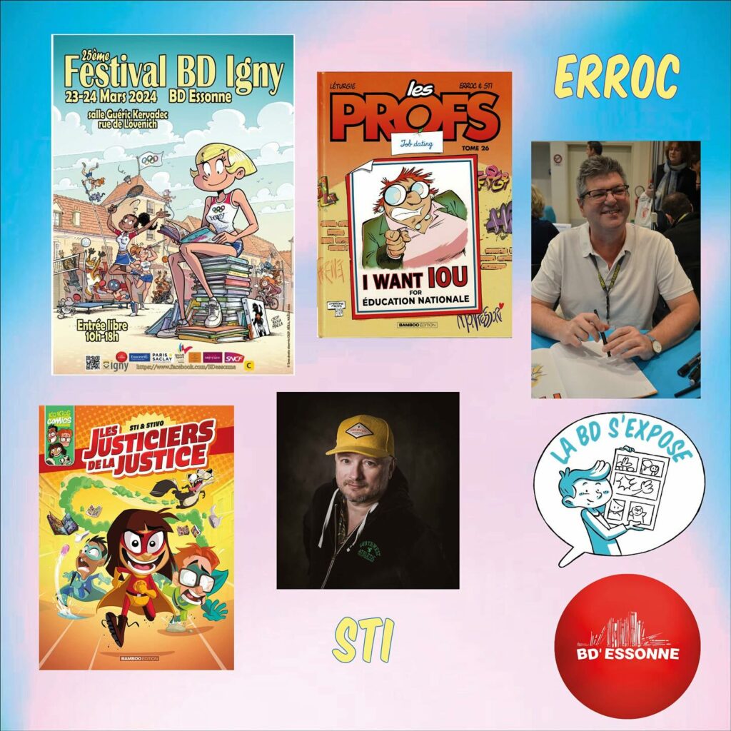 Sti Erroc Festival Igny 2024 La BD s'expose