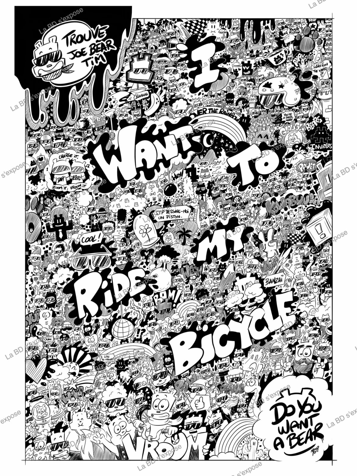Joe Bear Tim MoPi Tirage limité La BD s'expose