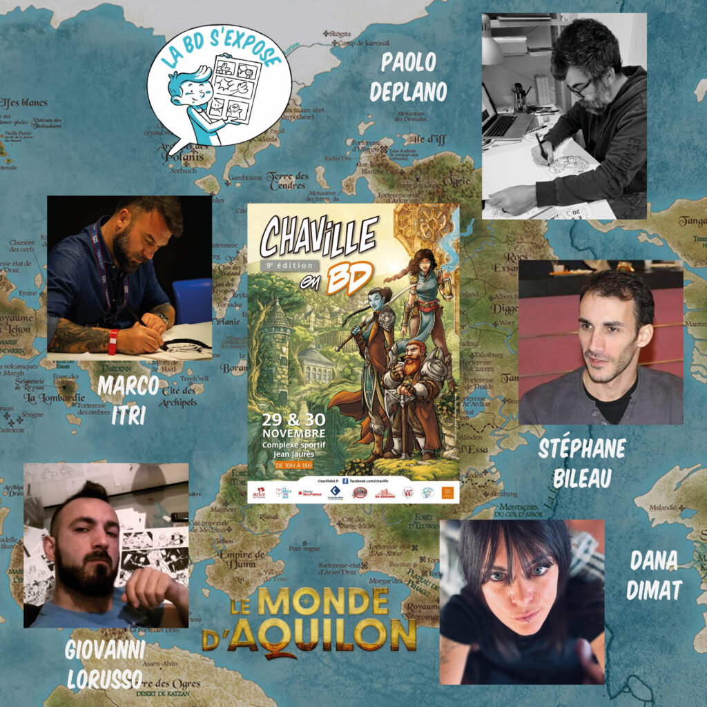 Presentation La BD s'expose Chaville en BD 2025 Le Monde d'Aquilon