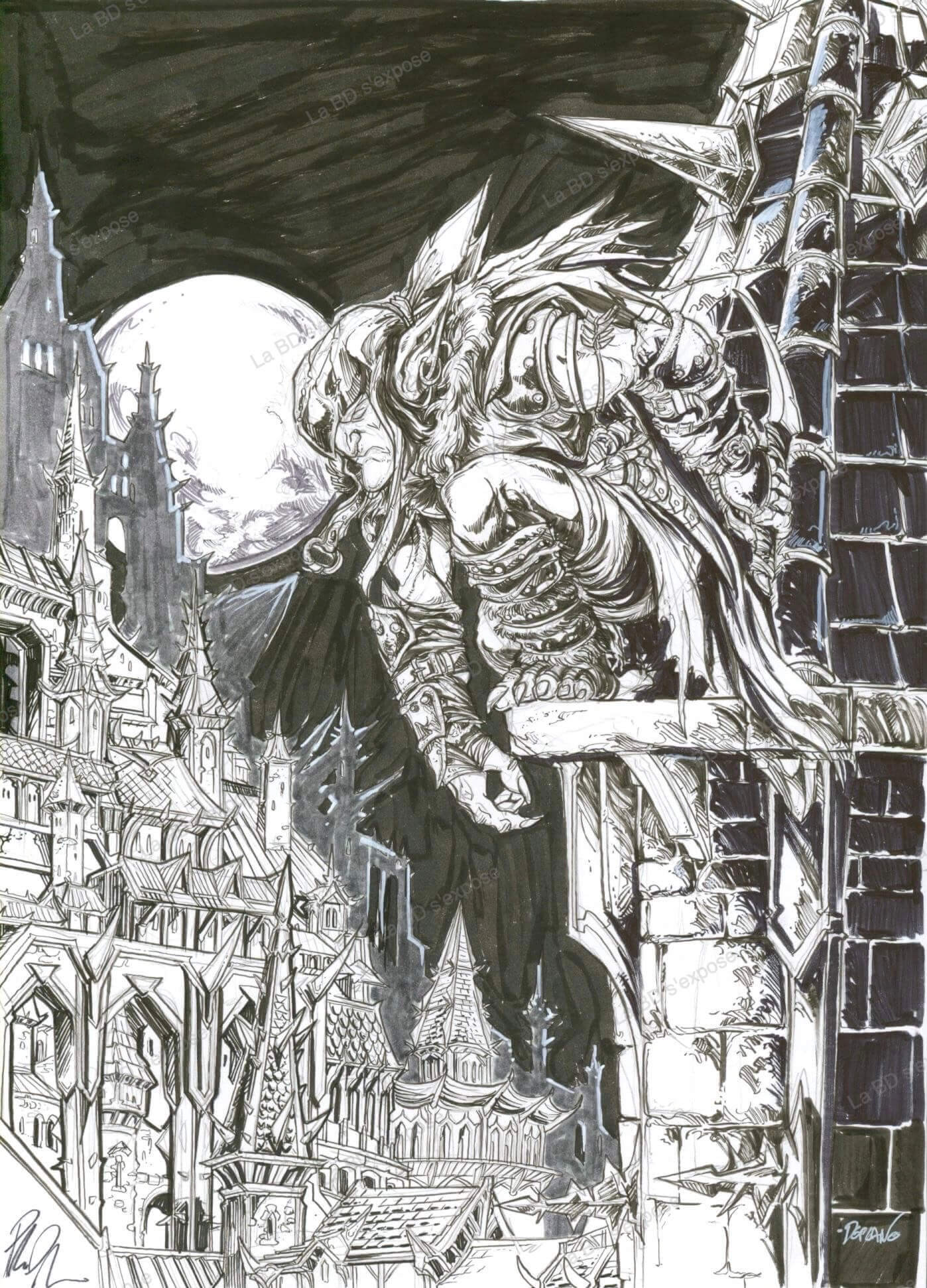 Dessin Original Orcs et Gobelins Tome 4 Paolo Deplano La BD s'expose Dessin Original Orcs et Gobelins Tome 4 Paolo Deplano La BD s'expose