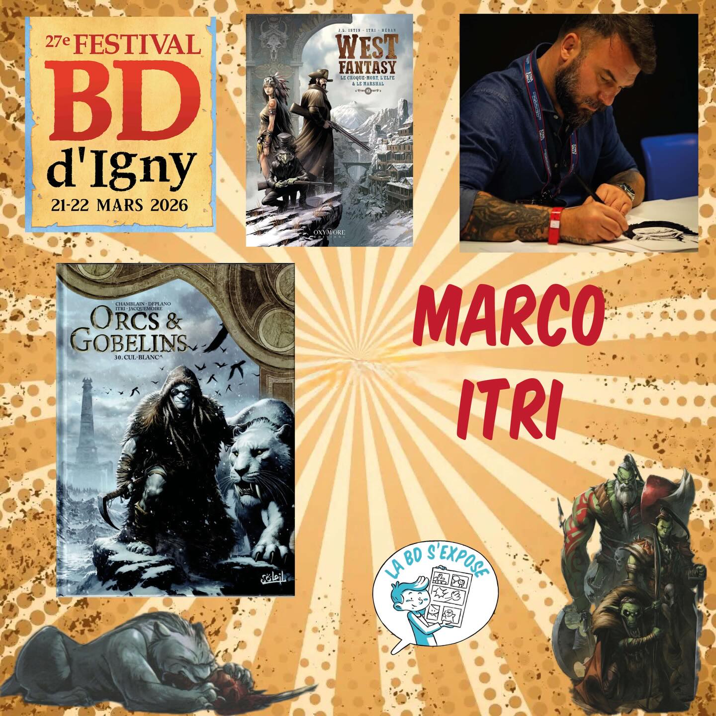 Marco Itri Festival BD'Essonne d'Igny La BD s'expose