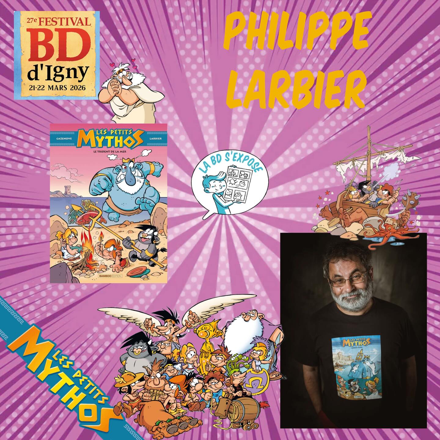 Philippe Larbier Festival BD'Essonne d'Igny 2026 La BD s'expose