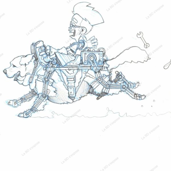 Alex et le vieux chien Planche originale de BD STAN Nicolas Signarbieux La BD s'expose