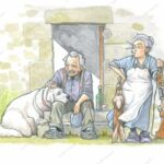 Jules et Alice et leur vieux chien Planche originale de BD STAN Nicolas Signarbieux La BD s'expose